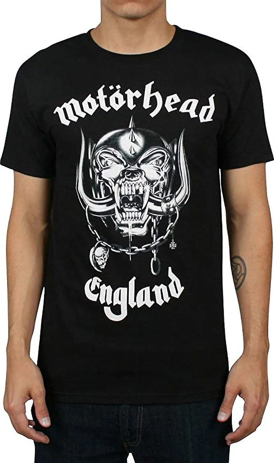 MOTORHEAD  INGLATERRA CAMISETA DE HOMBRE EN NEGRO