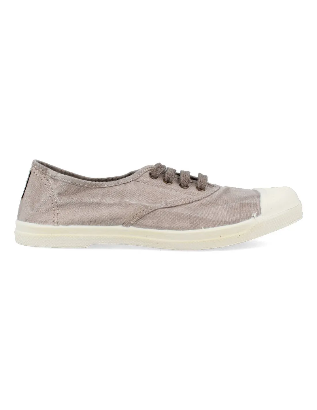 NATURAL WORLD  ZAPATO INGLESITO MUJER ECOLóGICO GRIS CLARO
