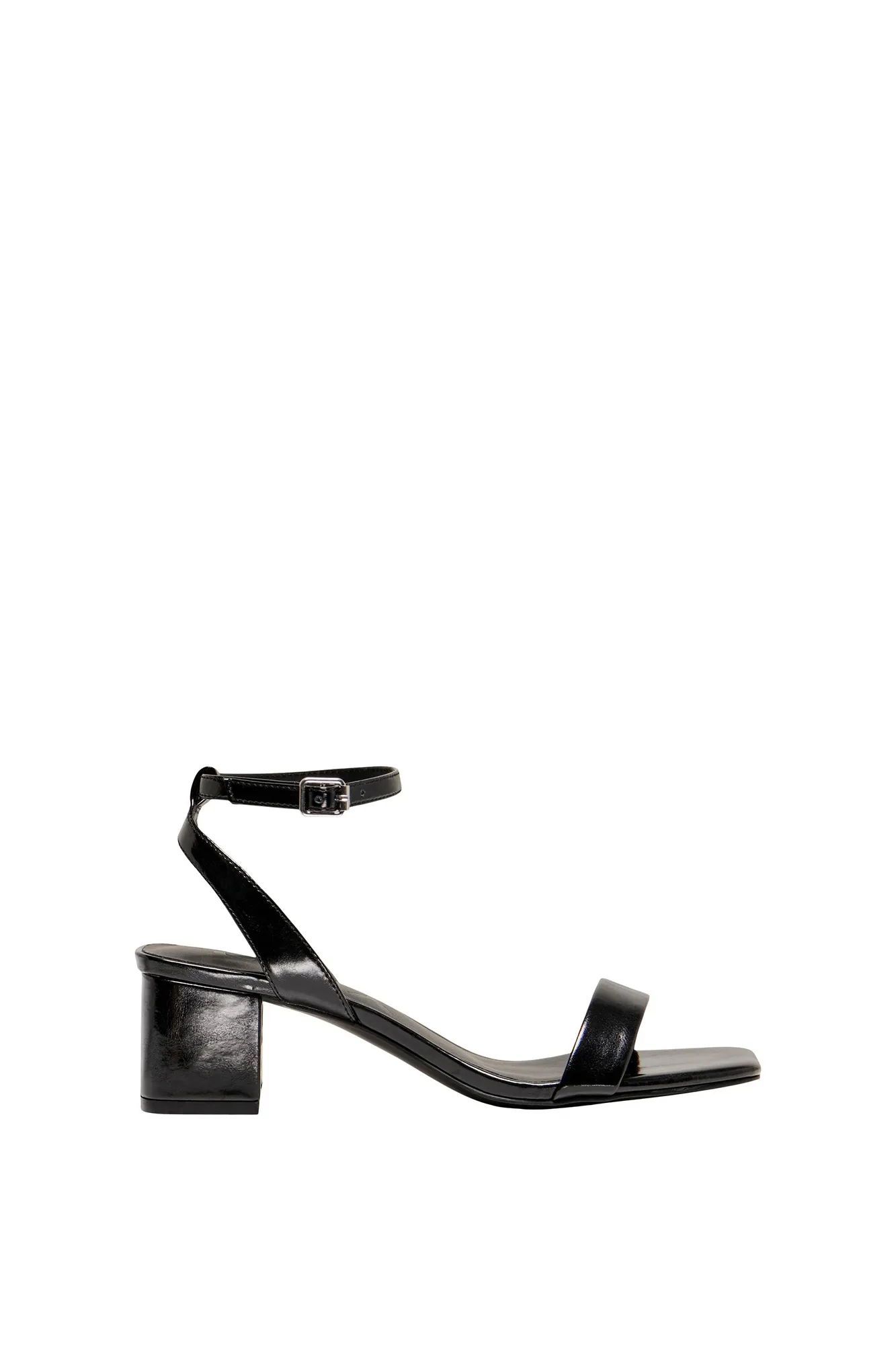 Only Sandalias tacón brillo