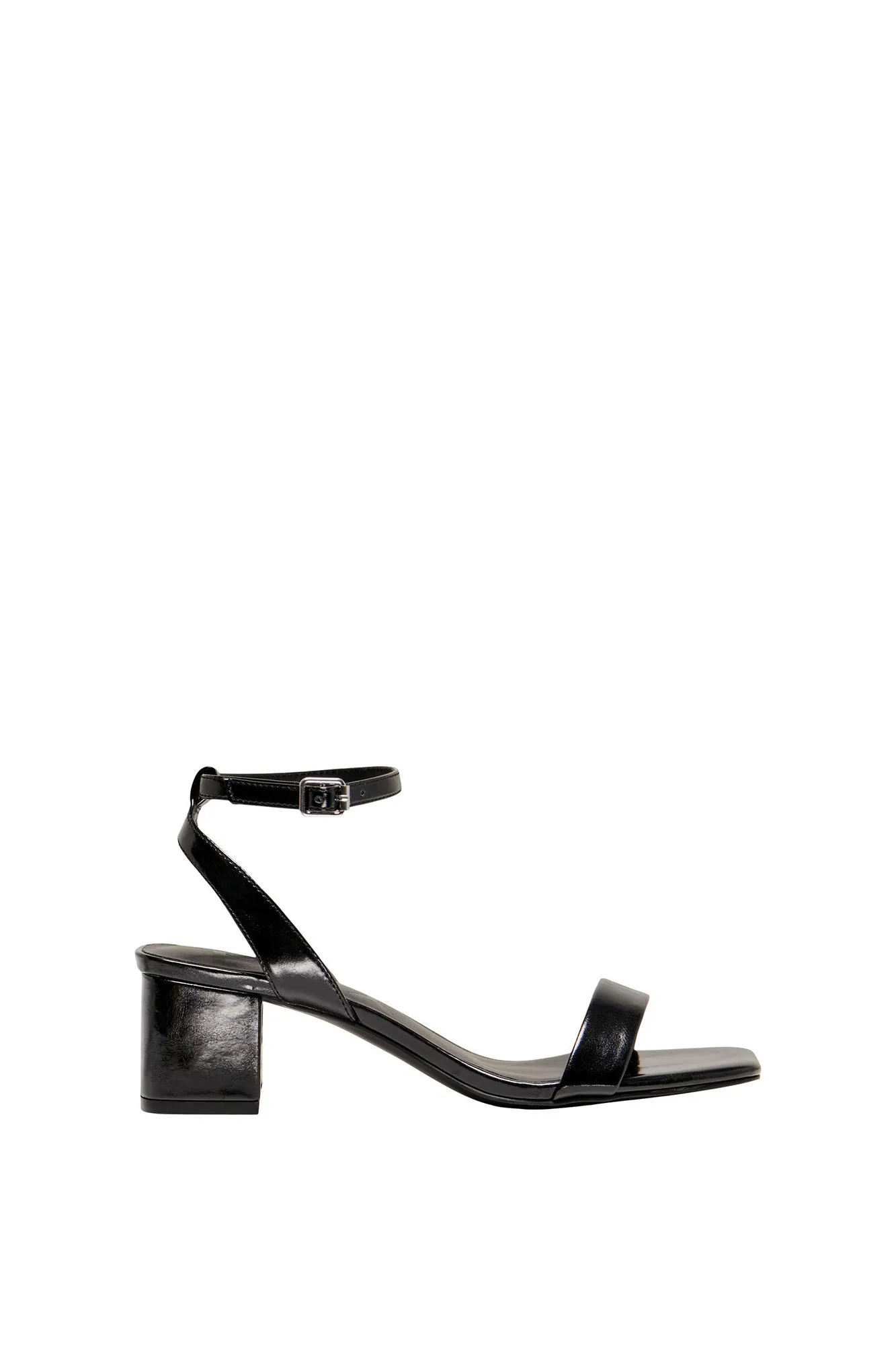 Only Sandalias tacón brillo