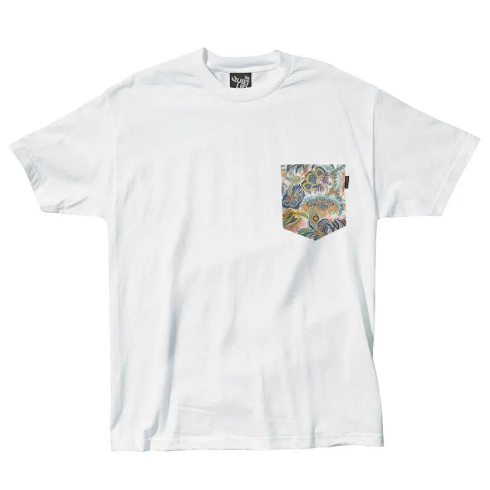 PAISLEY CORAL POCKET T