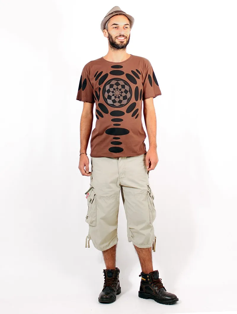 Pantalones cargo 3/4 Molecule 45056, Beige