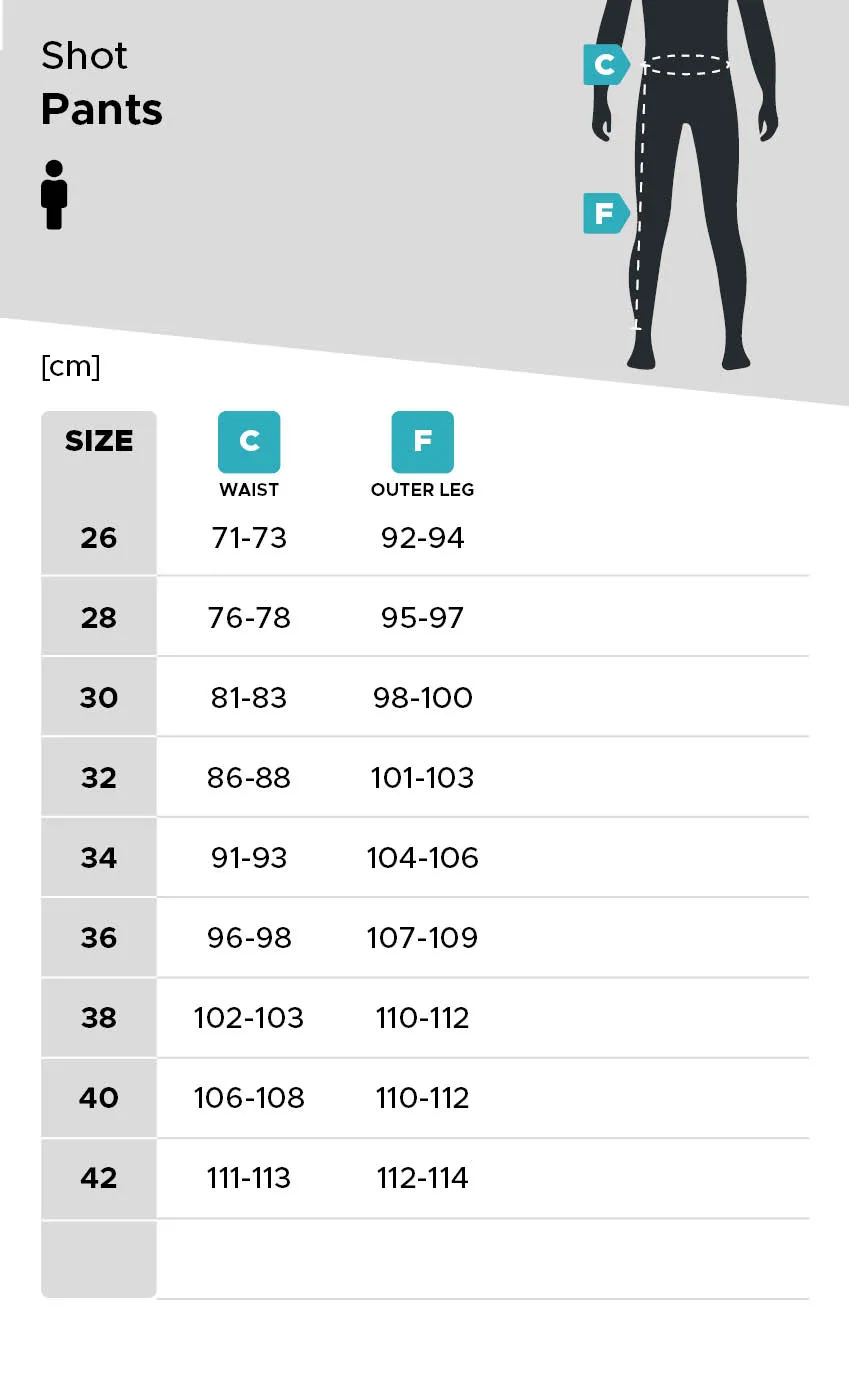 Pantalones de Cross Shot Contact Zip 2.0 Negros