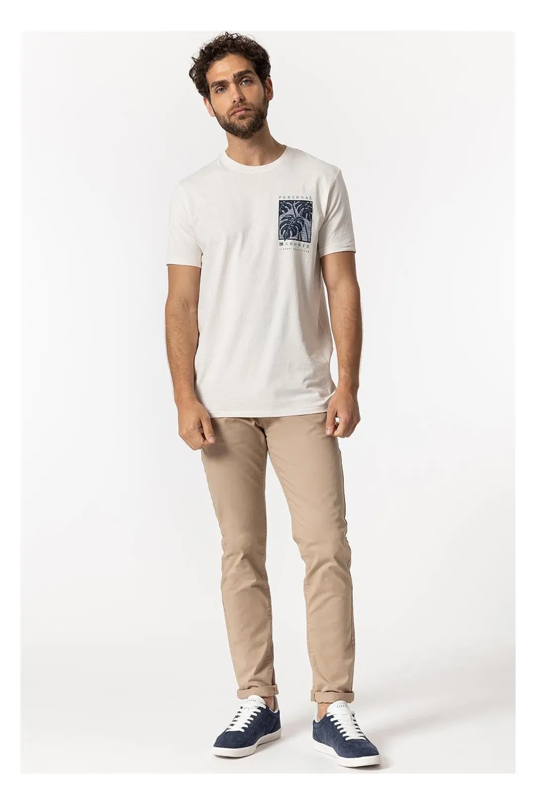 PANTALÓN CHINO HOMBRE H35 BEIGE