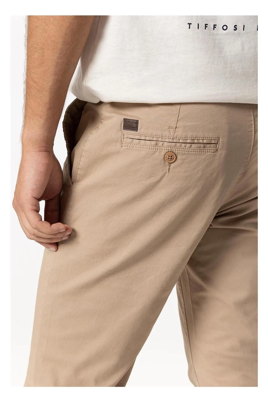 PANTALÓN CHINO HOMBRE H35 BEIGE