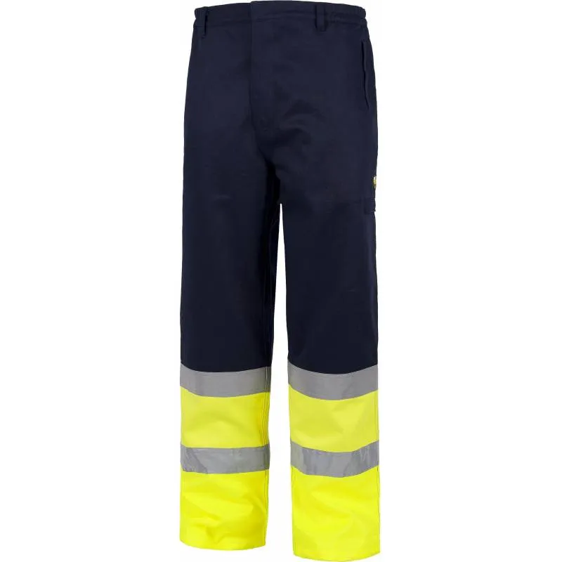 Pantalón ignífugo y antiestático alta visibilidad