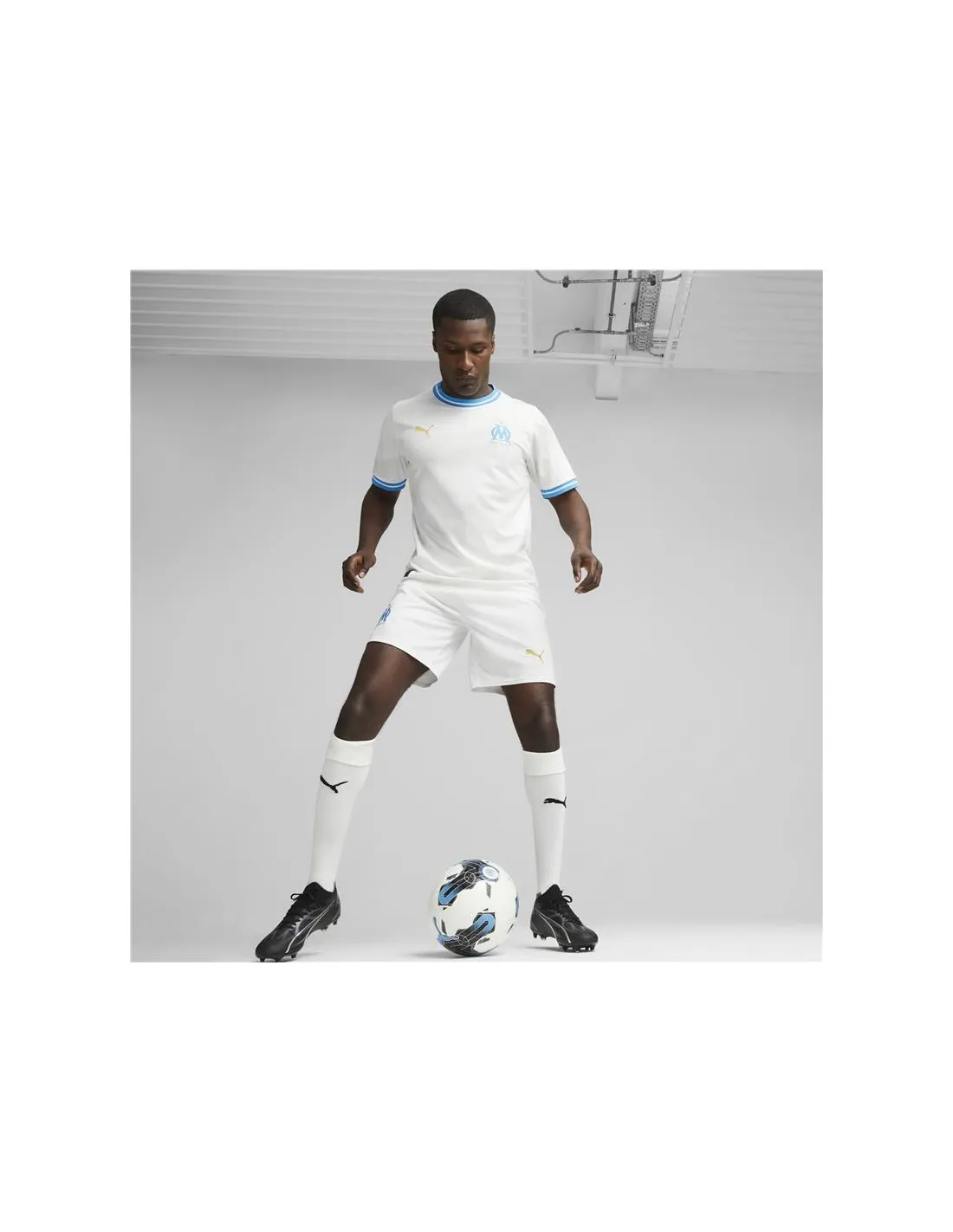 Pantalón Puma Olympique de Marsella Replica Hombre Blanco