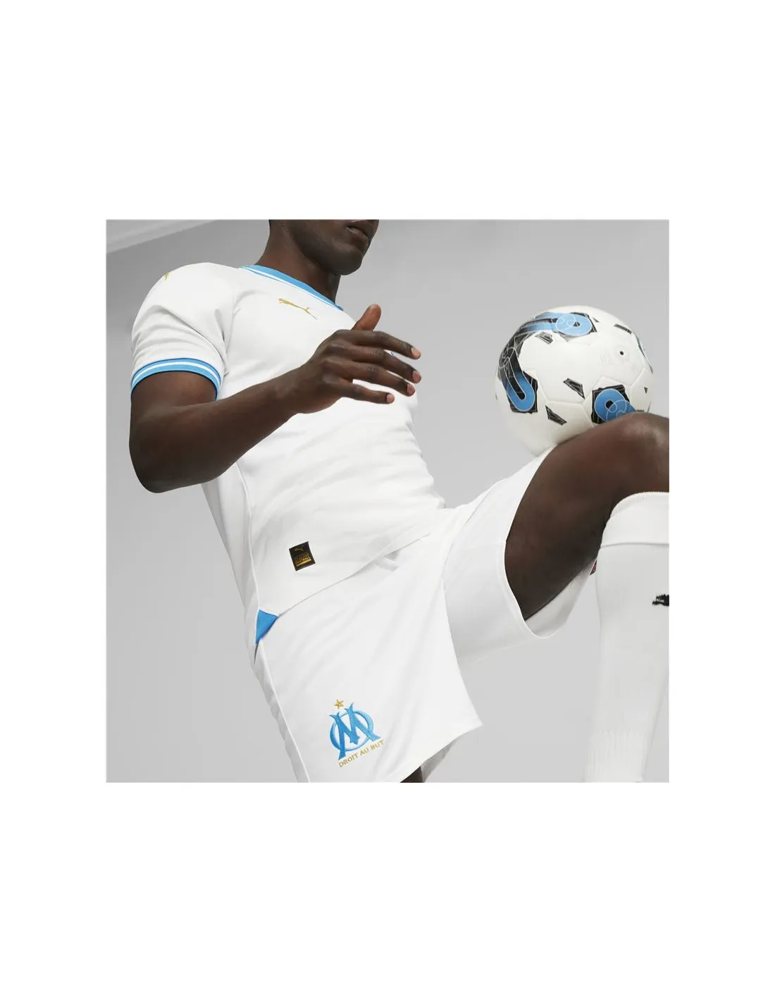 Pantalón Puma Olympique de Marsella Replica Hombre Blanco