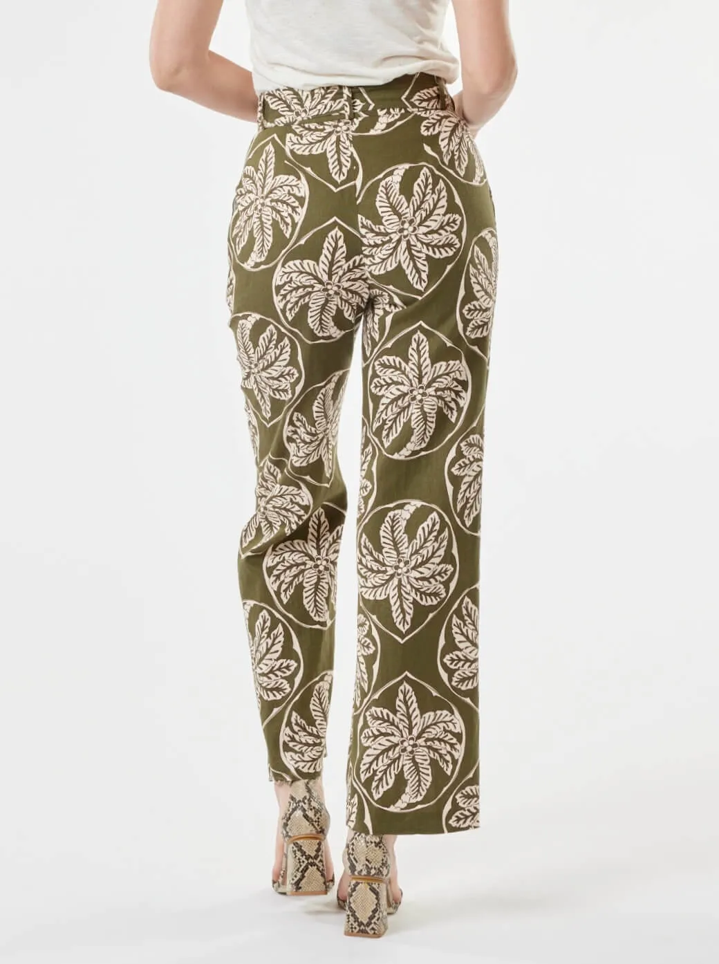 Pantalón verde Fiore