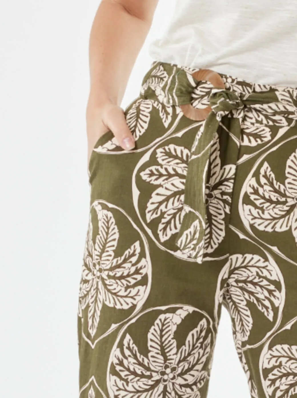 Pantalón verde Fiore