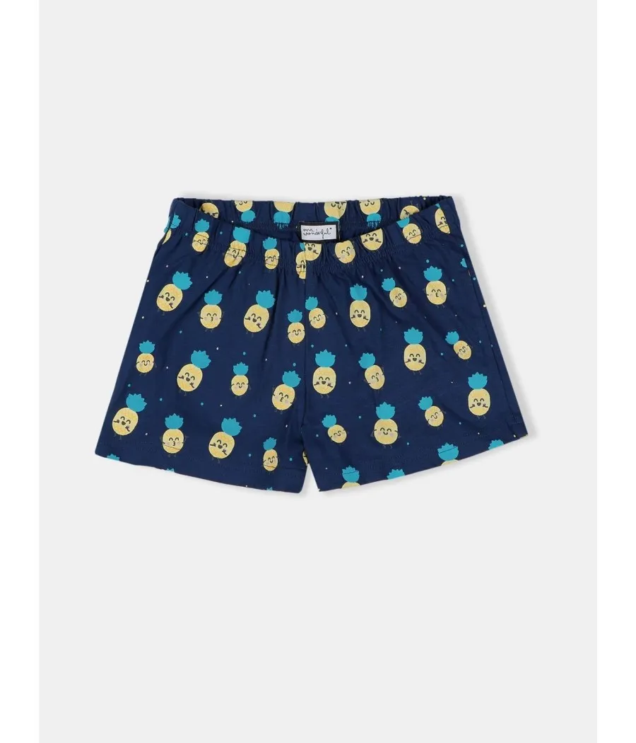 Pijama niña Piña verano Mr. Wonderful algodón