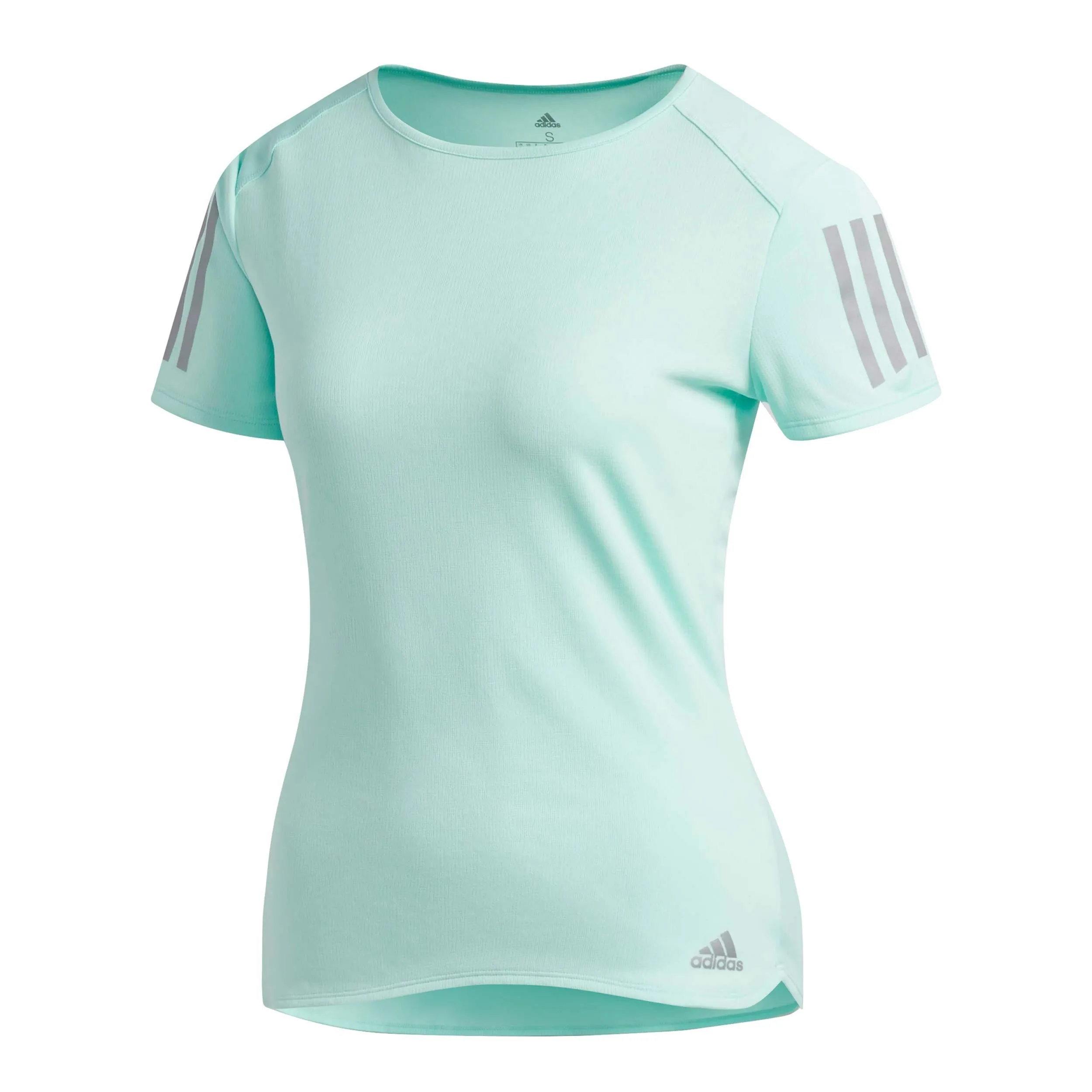 Polera Running Mujer Adidas Response Celeste