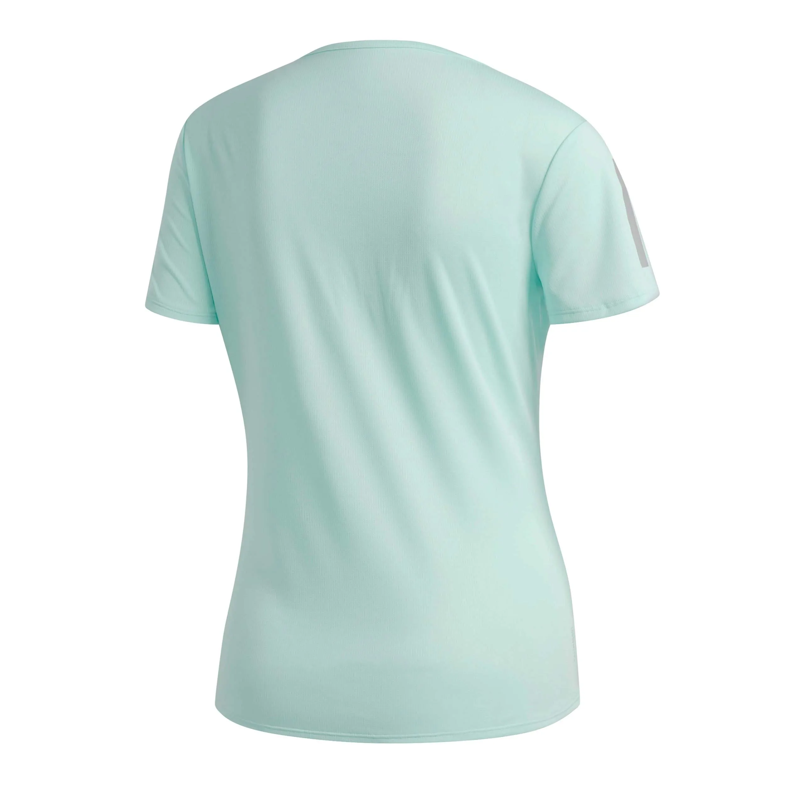 Polera Running Mujer Adidas Response Celeste