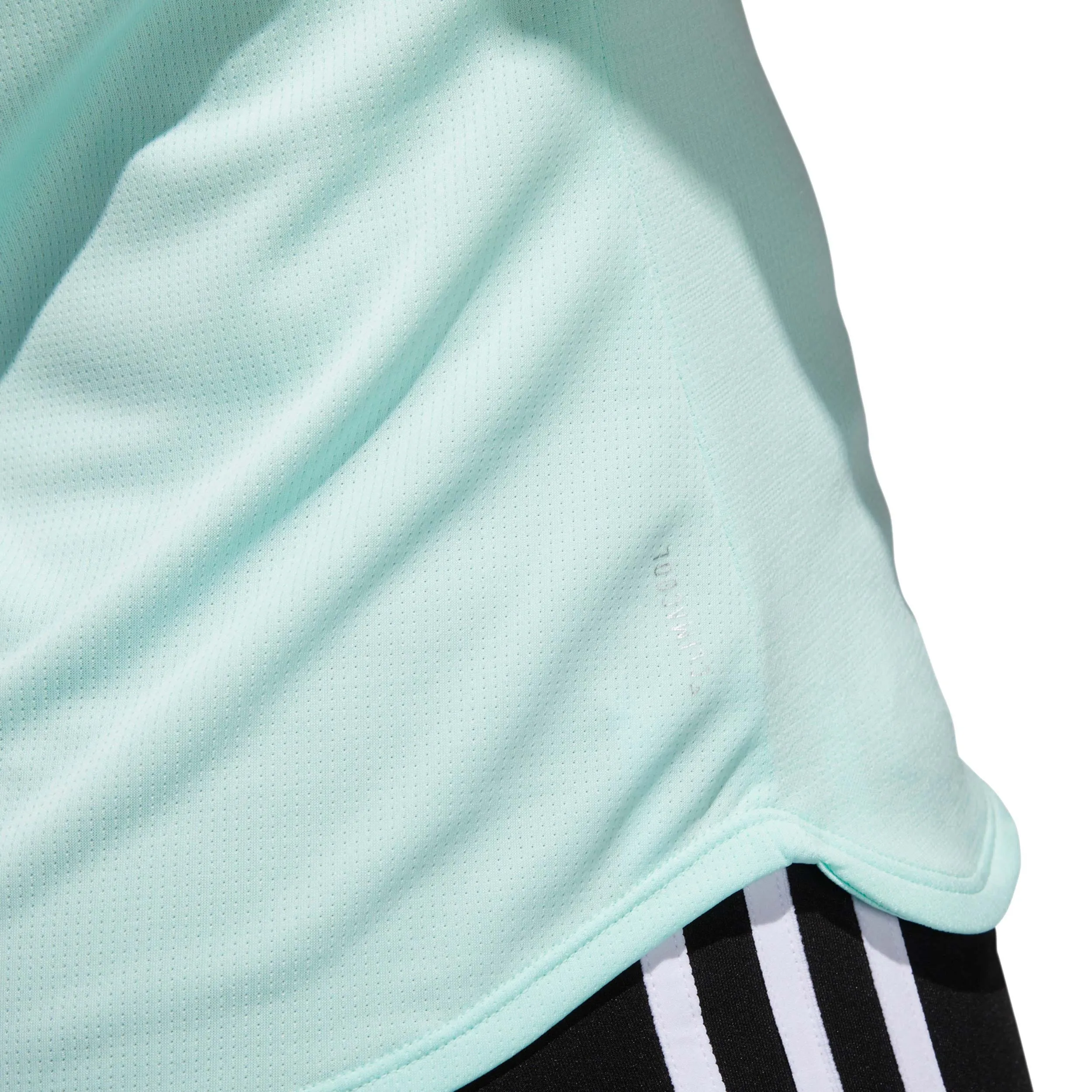Polera Running Mujer Adidas Response Celeste
