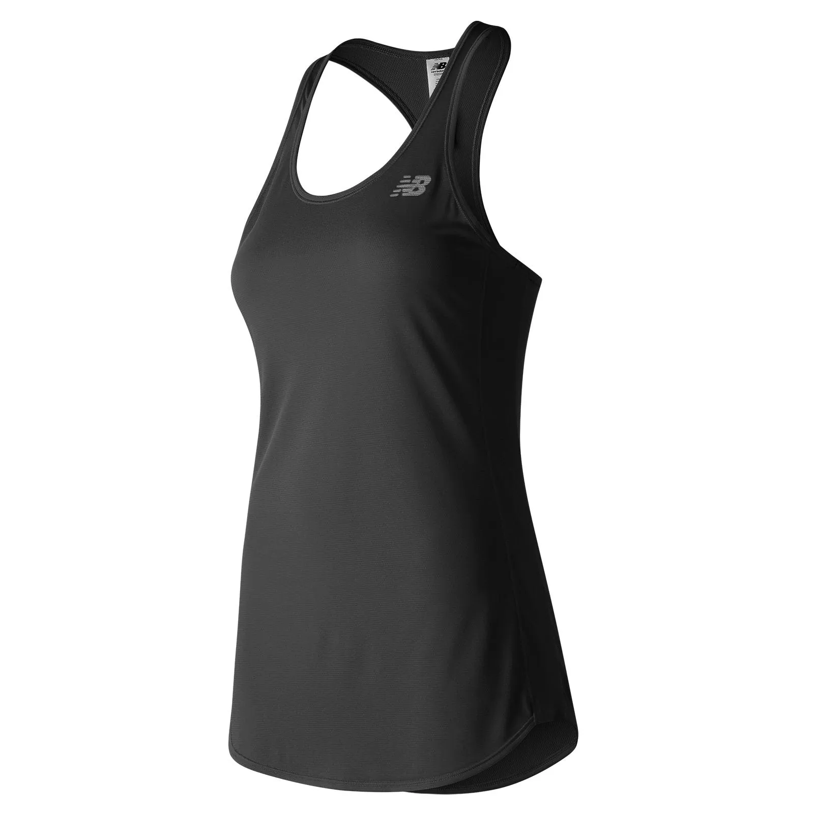 Polera Running Mujer New Balance Accelerate Negra 