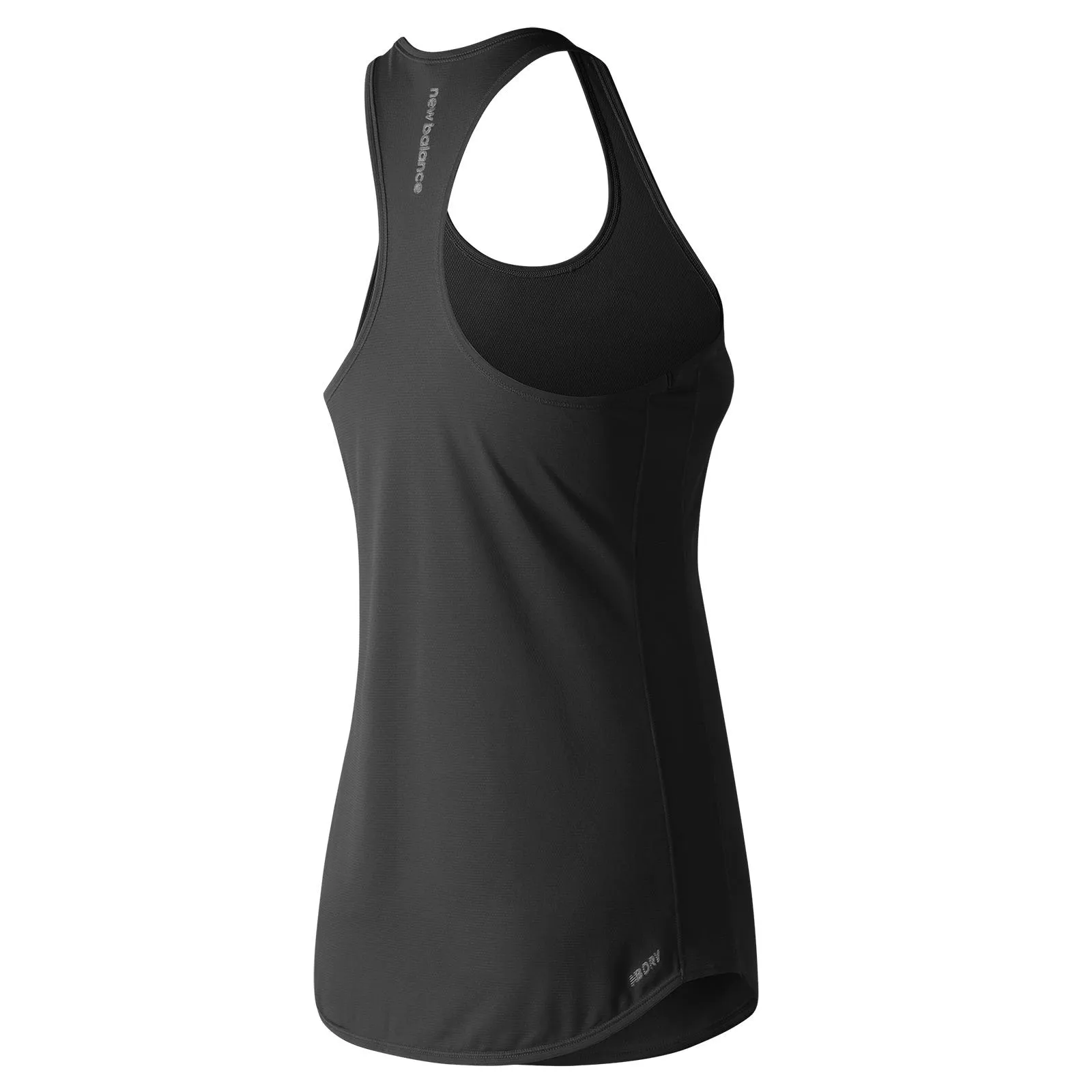 Polera Running Mujer New Balance Accelerate Negra 