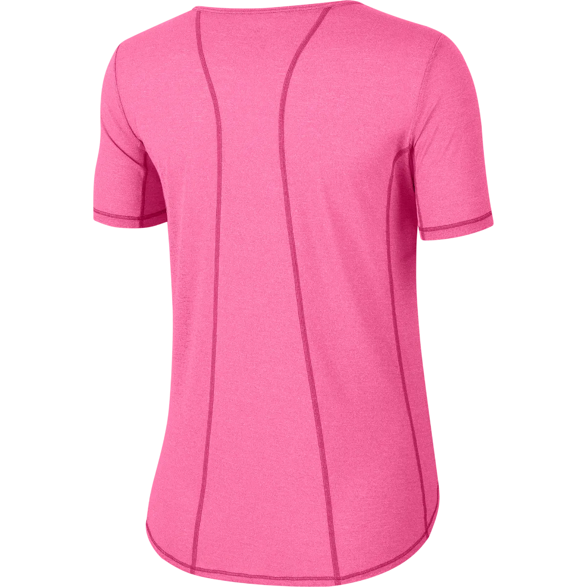Polera Running Mujer Nike Manga Corta Rosado