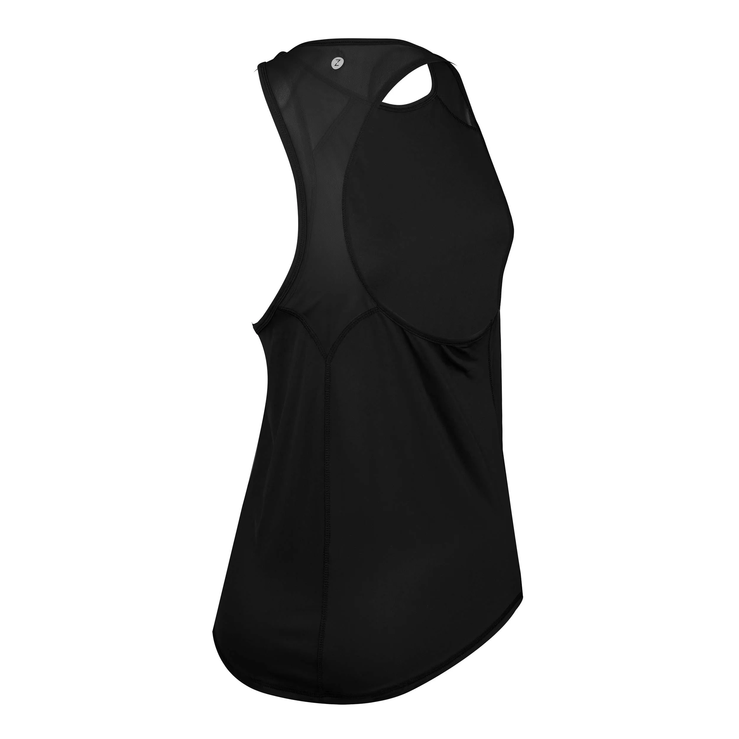 Polera Running Mujer ZVibes Athletic Negra