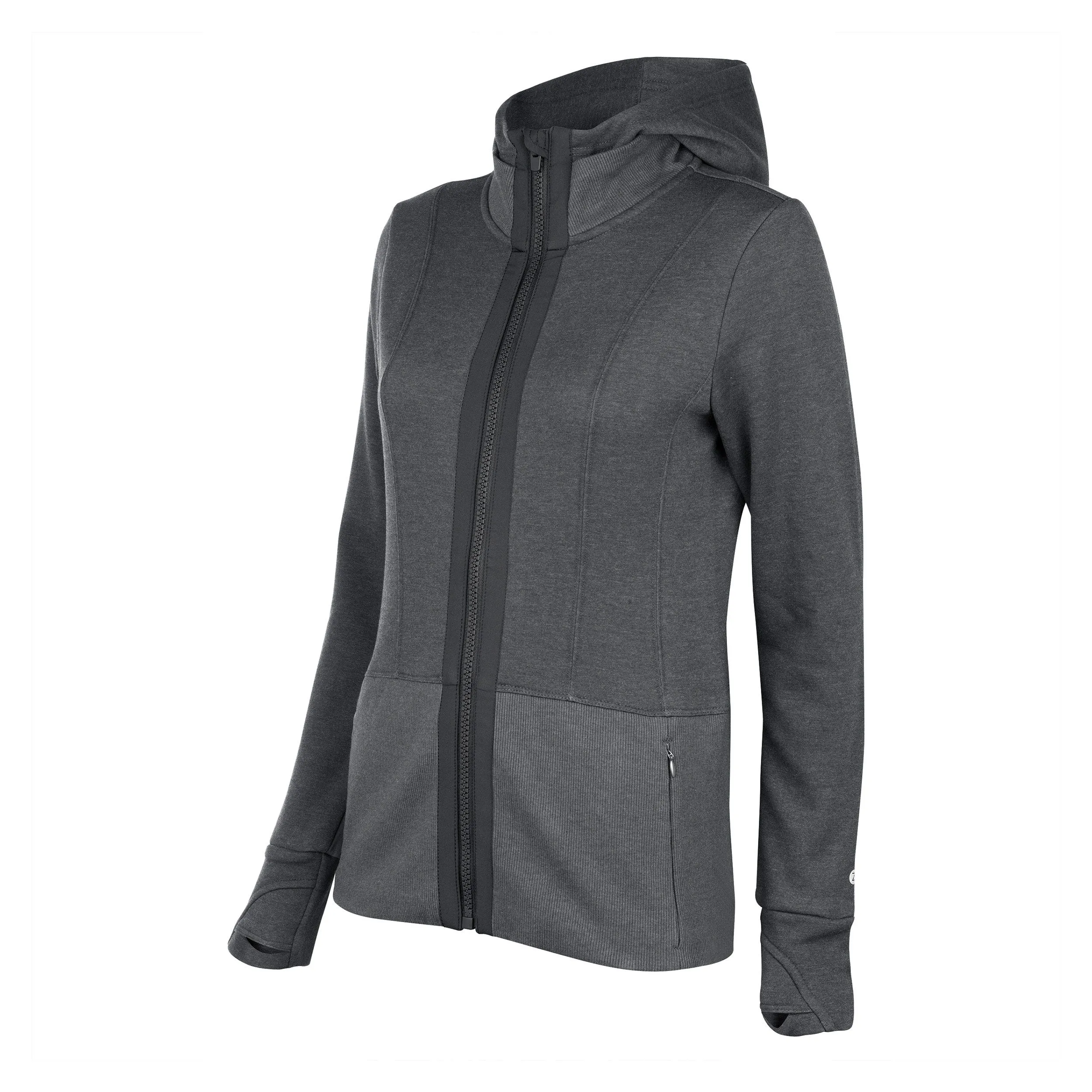 Polerón Running Mujer ZVibes Basic Negro