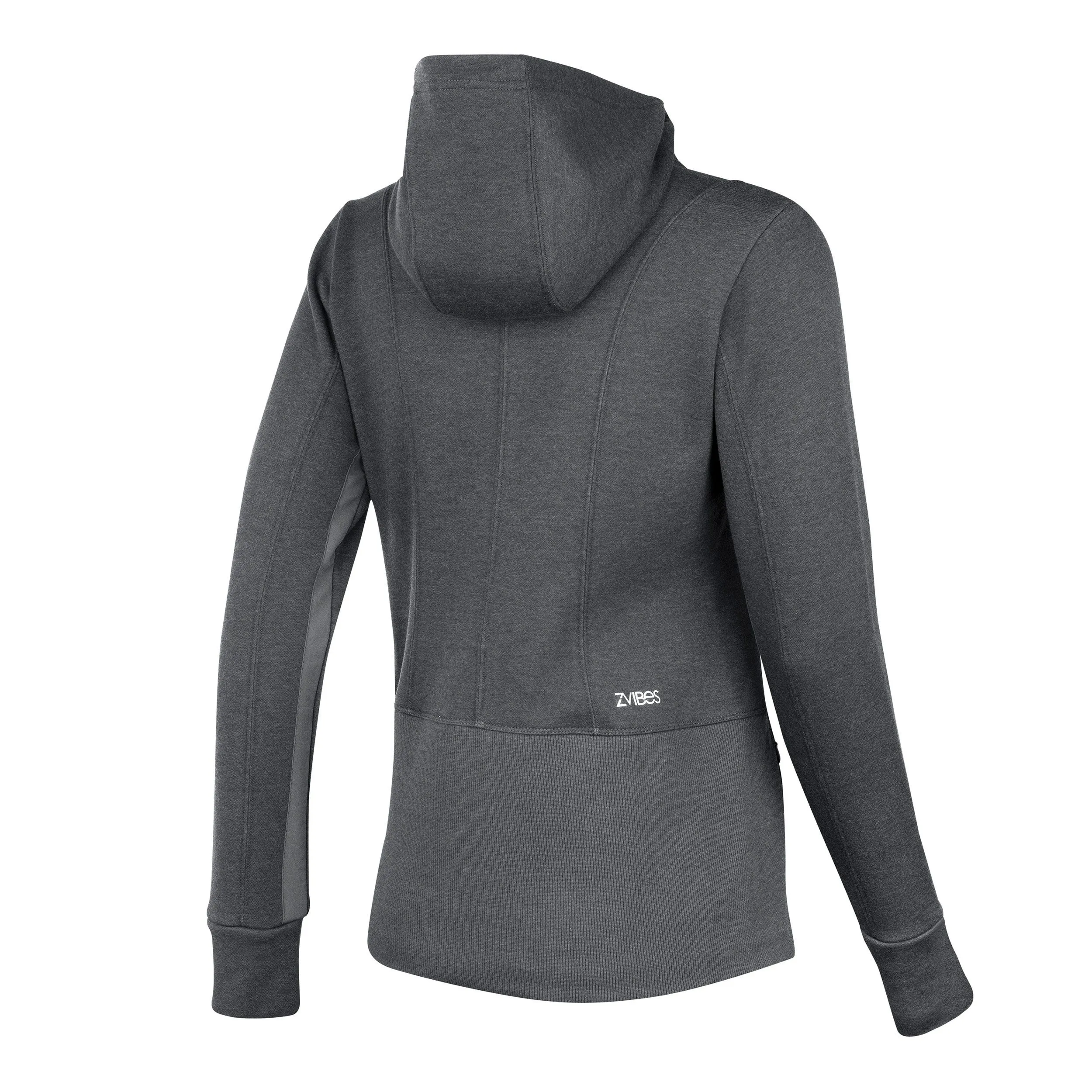 Polerón Running Mujer ZVibes Basic Negro