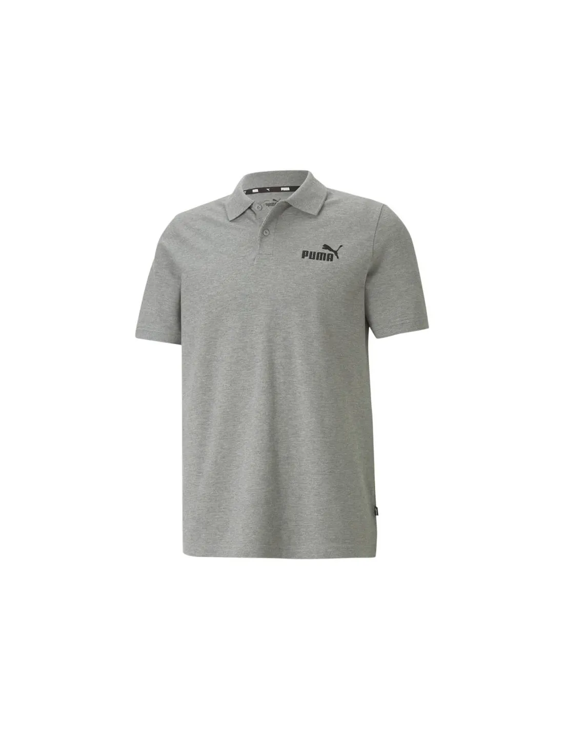 Polo Puma Ess Pique Medium Gris Hombre