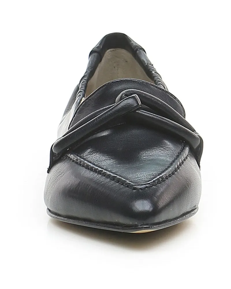 POMME D'OR  0813 NERO  MOCASSINO IN PELLE DONNA