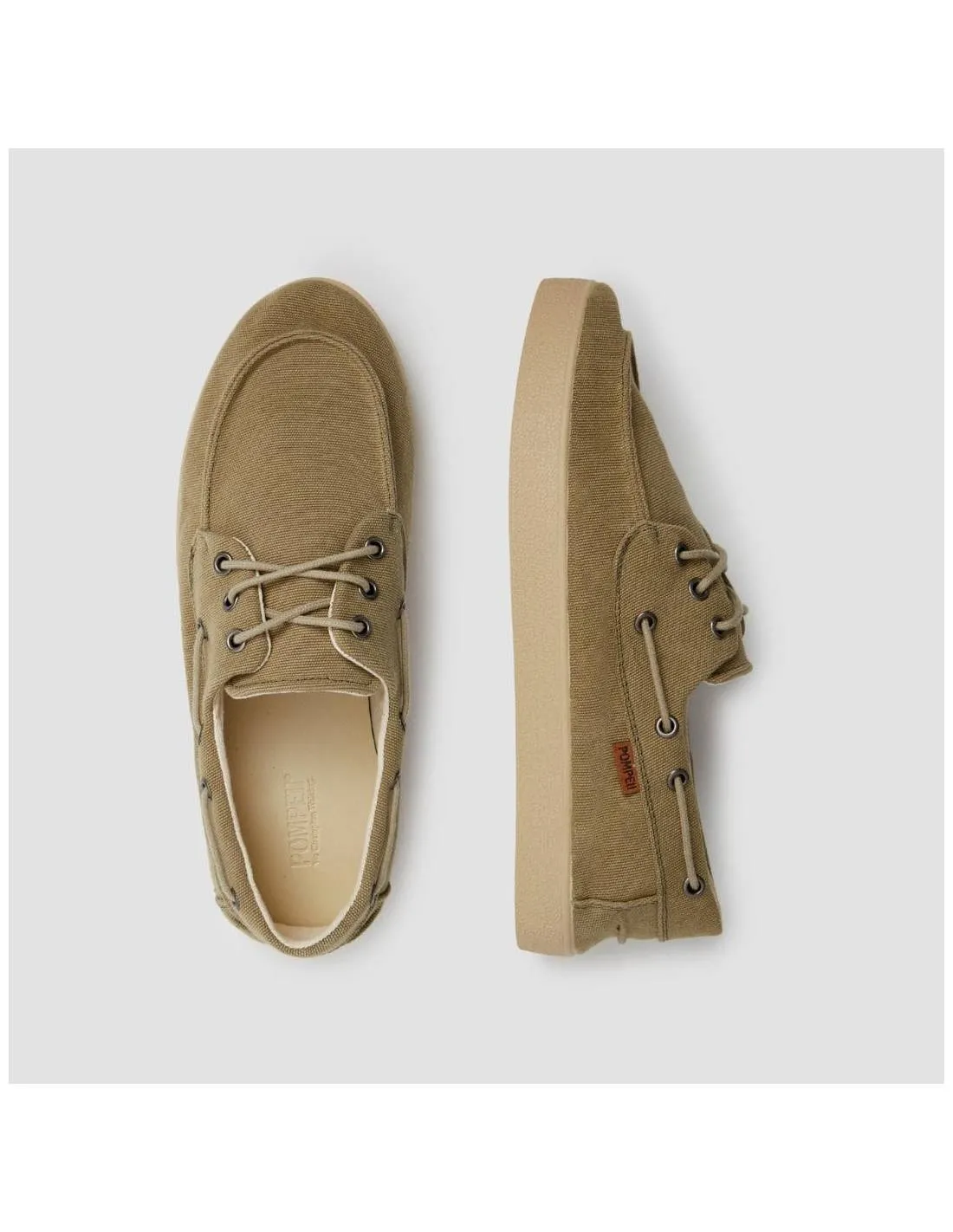 POMPEII  NáUTICO PETRA CANVAS KHAKI