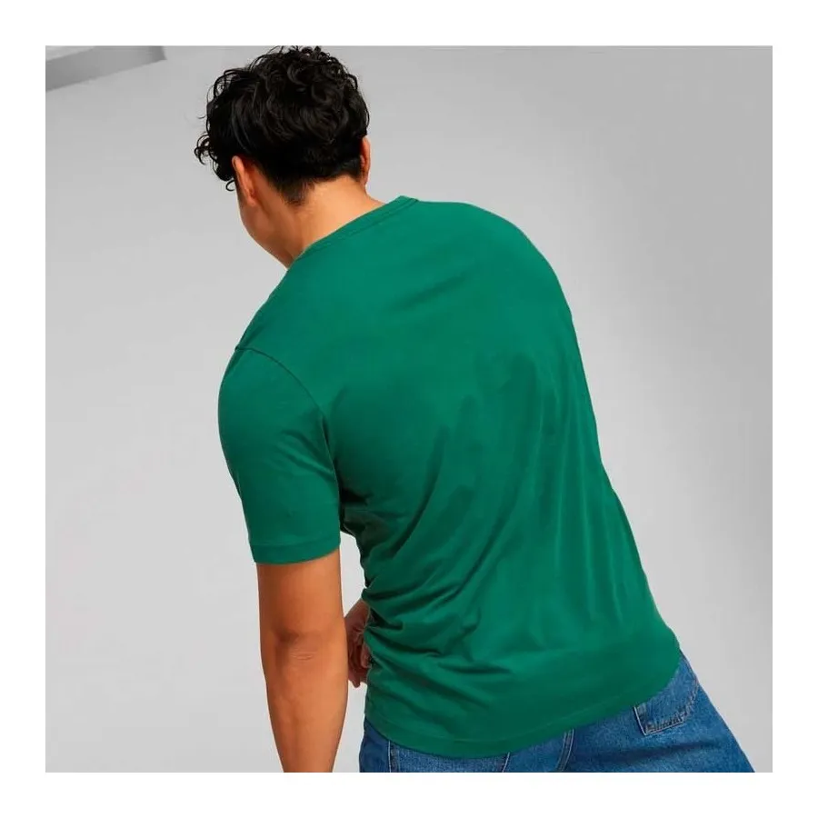 PUMA CAMISETA HOMBRE ESS+2 COL LOGO 58675937 VERDE