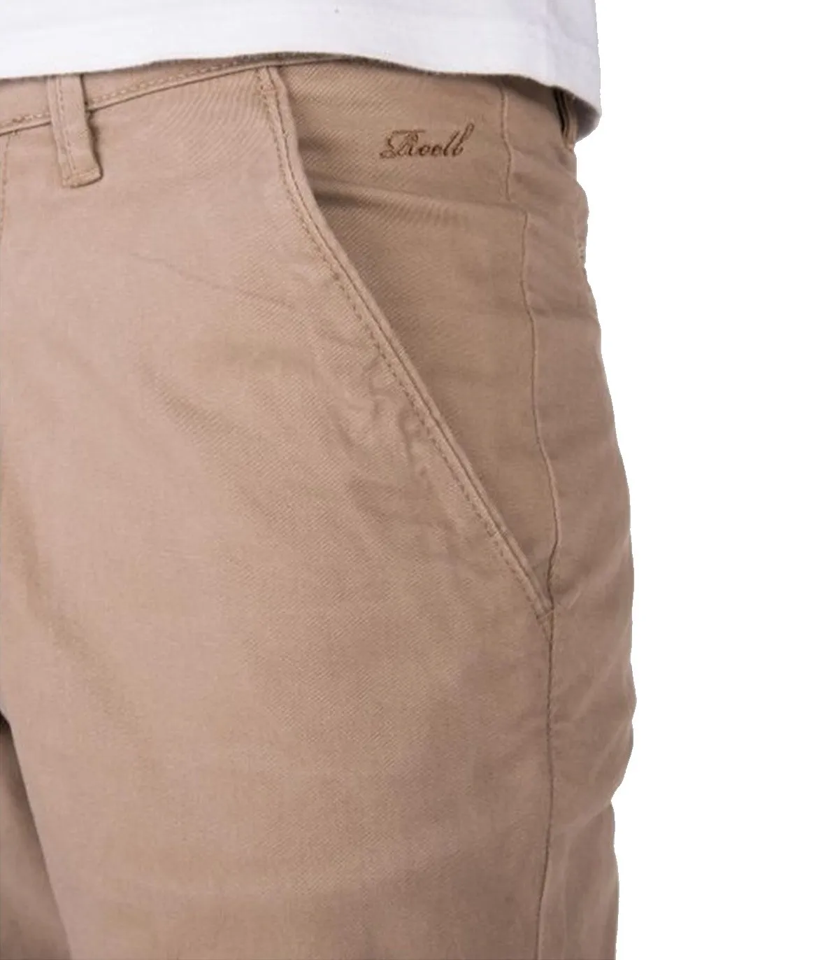 REELL  PANTALON PARA HOMBRE BEIGE  FLEX GRIP CHINO SHORT