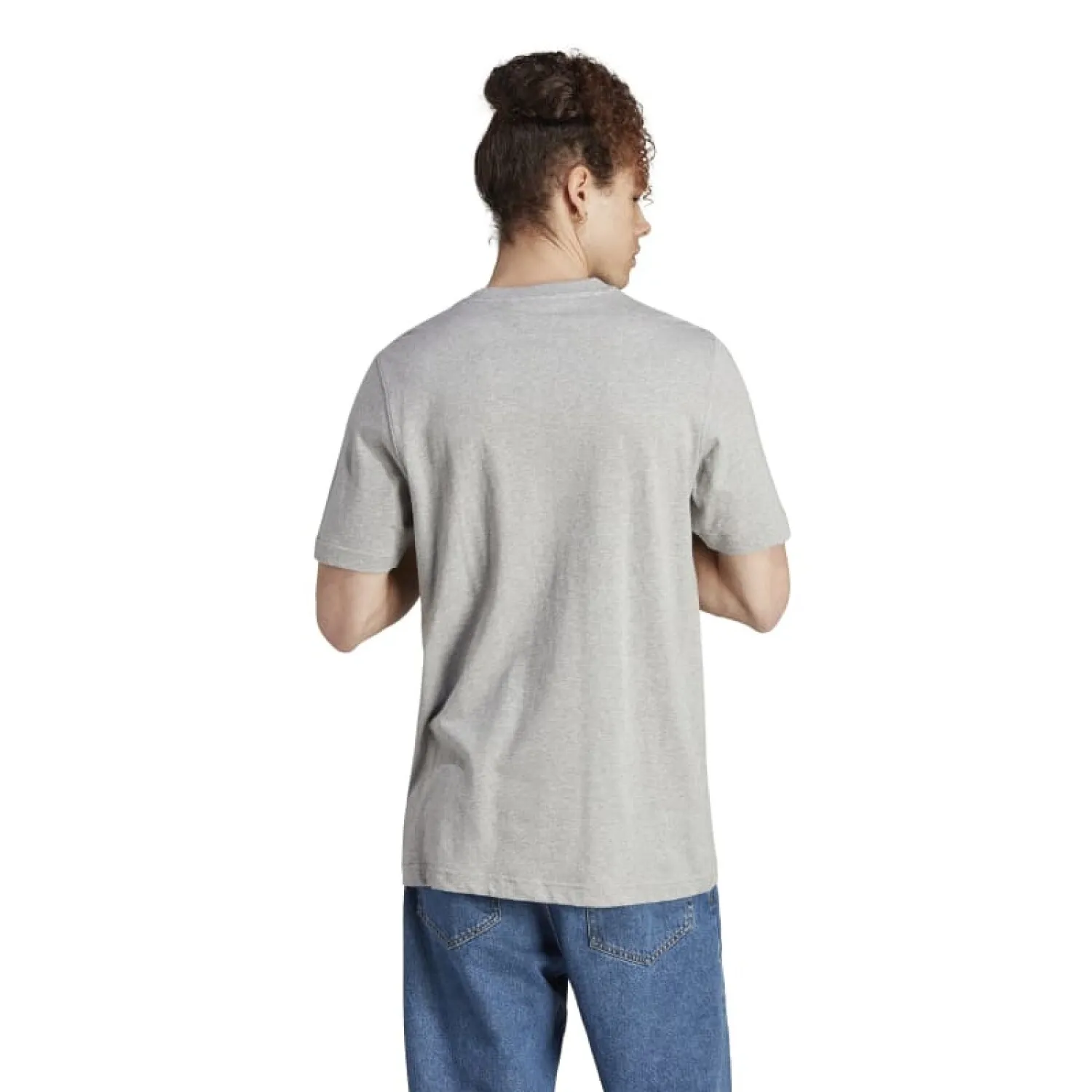 REMERA ADIDAS TREFOIL  GRIS