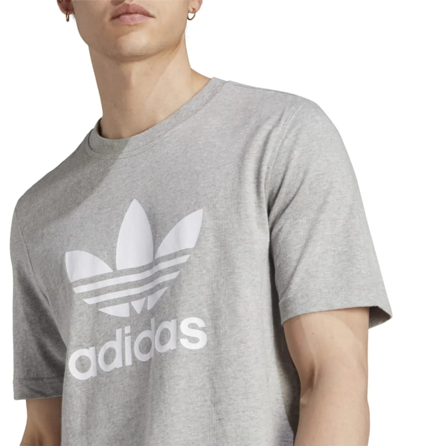 REMERA ADIDAS TREFOIL  GRIS