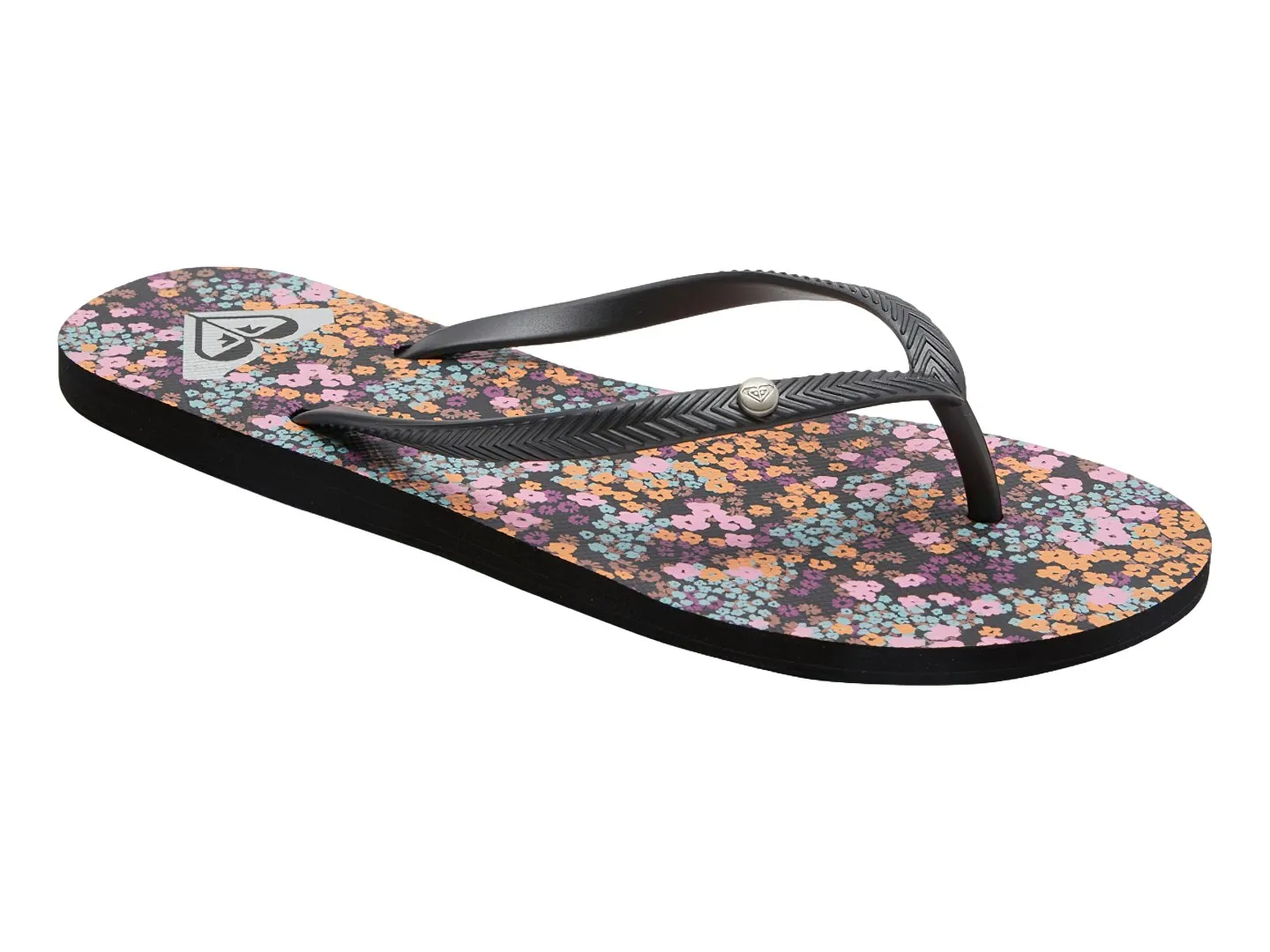 ROXY ARJL 100871 BLO BLACK/ORANGE BERMUDA PRINT  2227