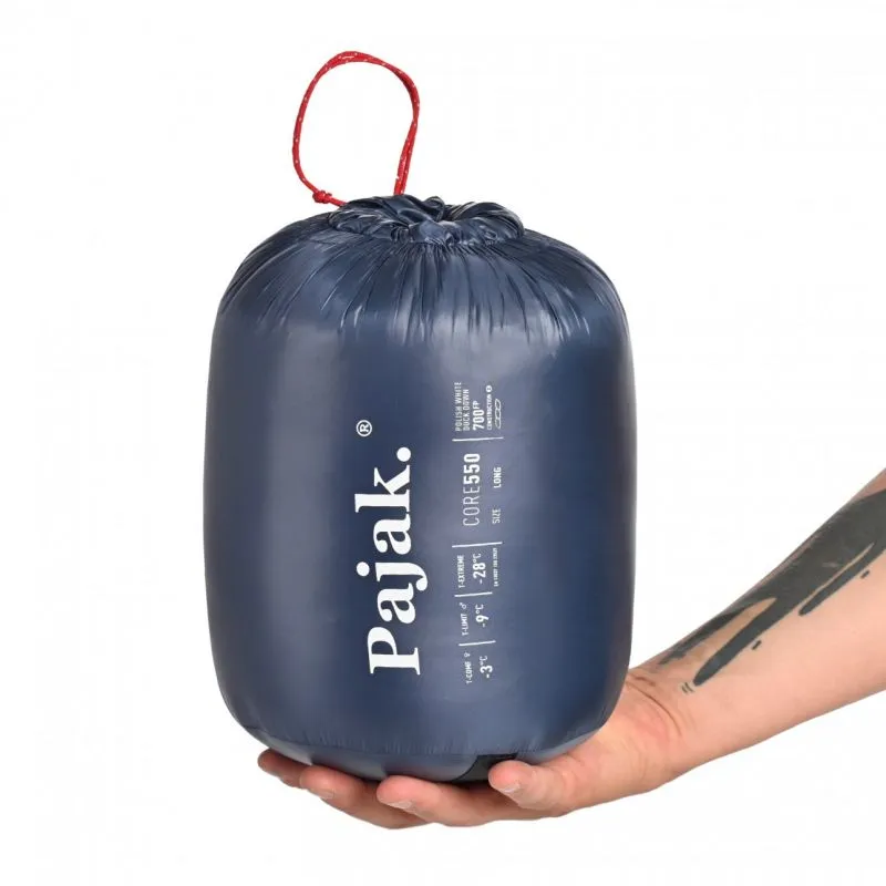 Saco de dormir Pajak CORE 550 (azul) regular