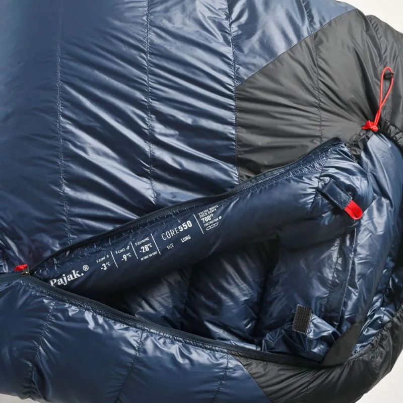 Saco de dormir Pajak CORE 550 (azul) regular
