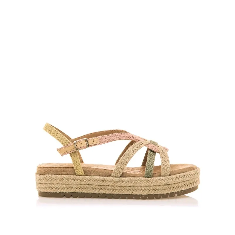 Sandalias Casual de Mujer MTNG AMELIE Beige 56766