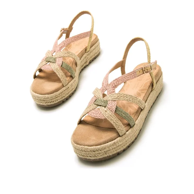 Sandalias Casual de Mujer MTNG AMELIE Beige 56766