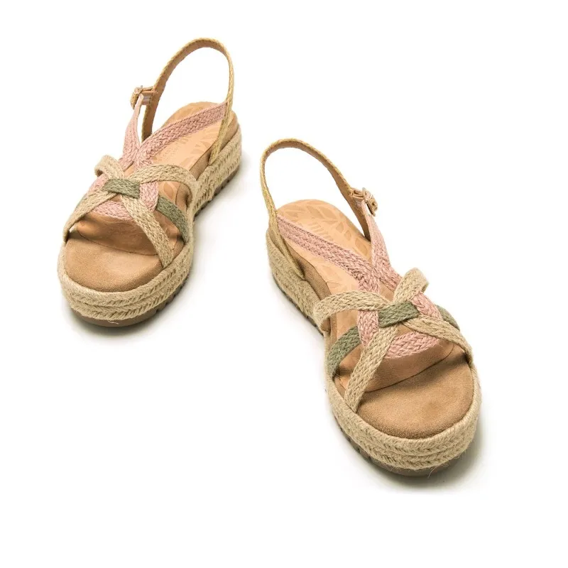 Sandalias Casual de Mujer MTNG AMELIE Beige 56766