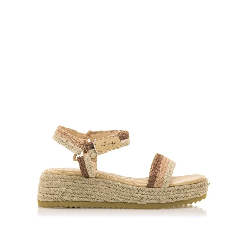 Sandalias Casual de Mujer MTNG LYDIA Beige 57031