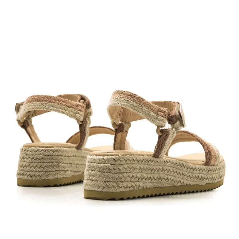 Sandalias Casual de Mujer MTNG LYDIA Beige 57031