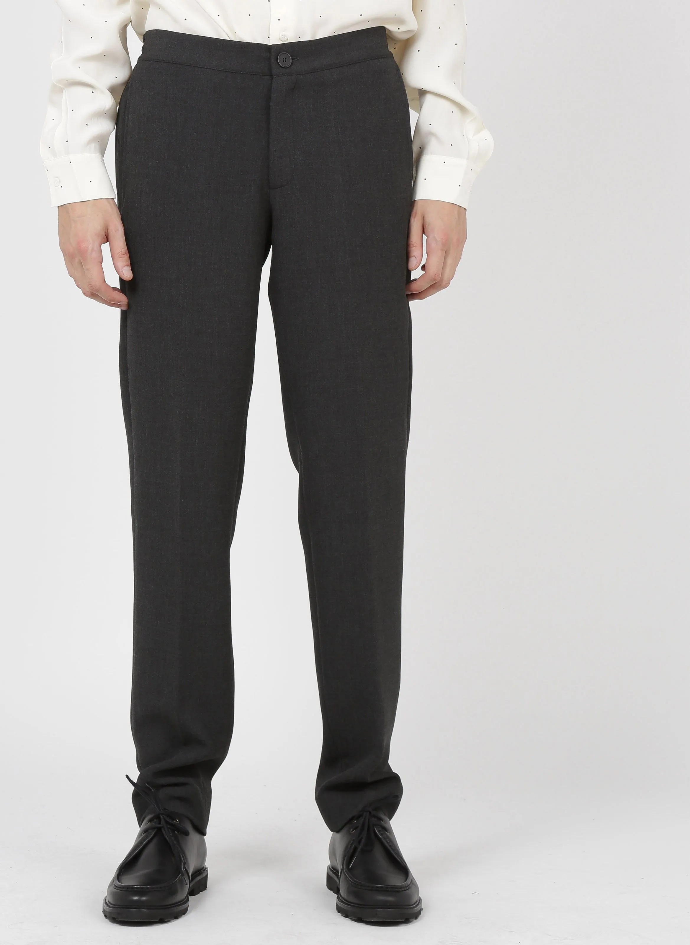 SANDRO Pantalón recto en gris