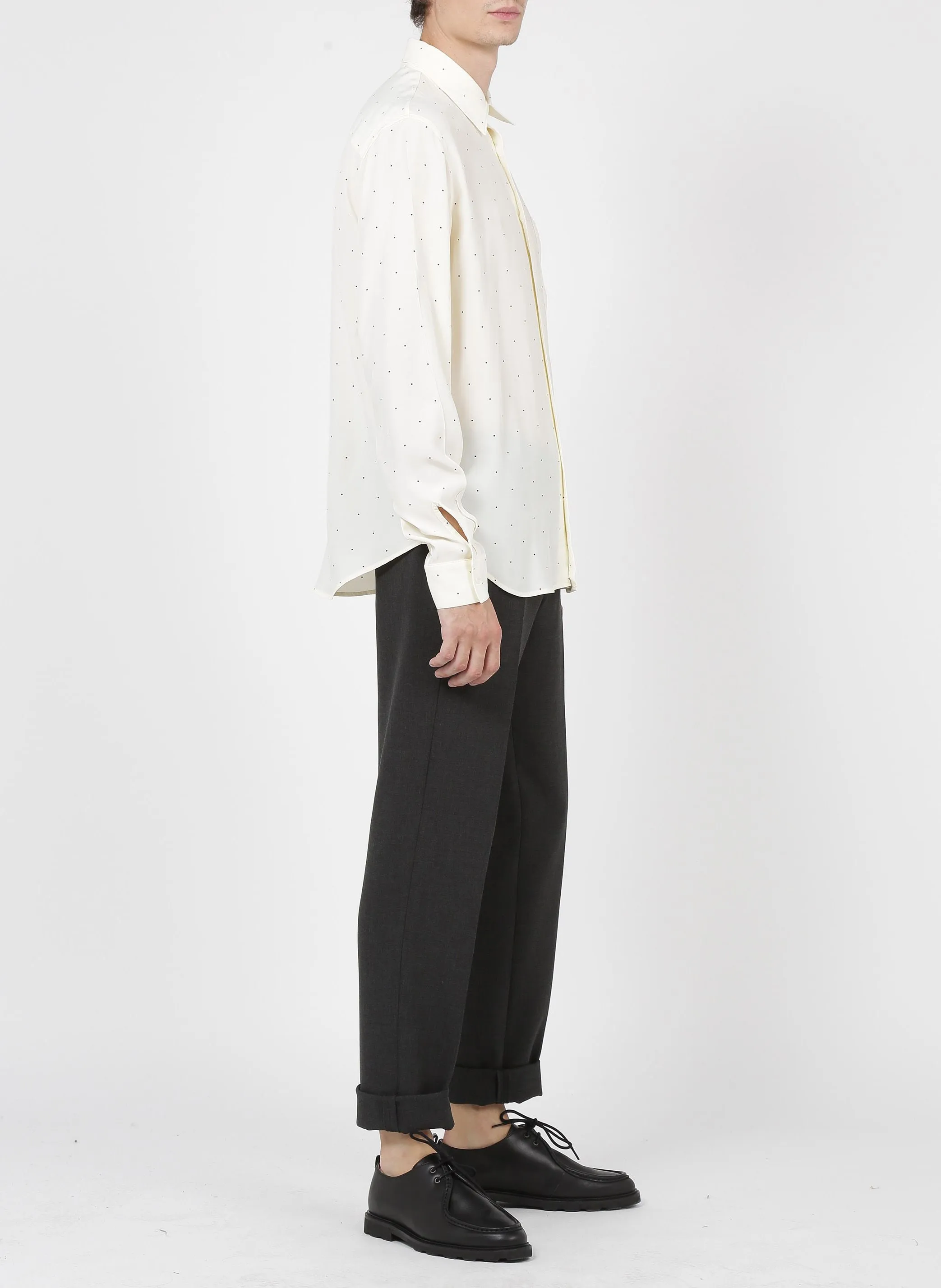SANDRO Pantalón recto en gris