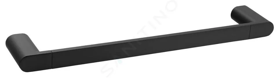 SAPHO FLORI  PORTATOALLAS 40X7 CM, NEGRO MATE RF010/15