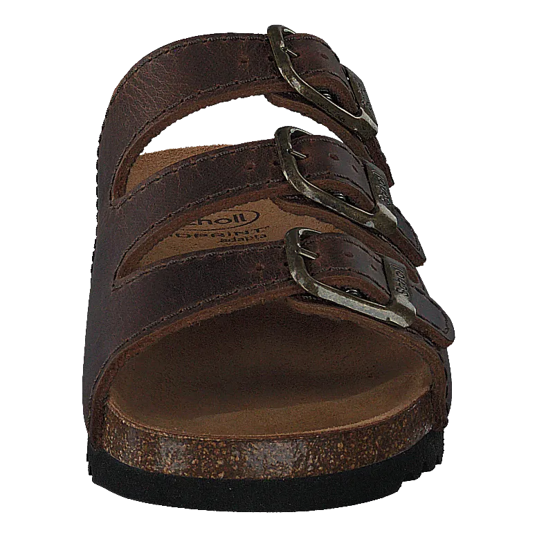 Scholl zapatos Rio Dk Brown