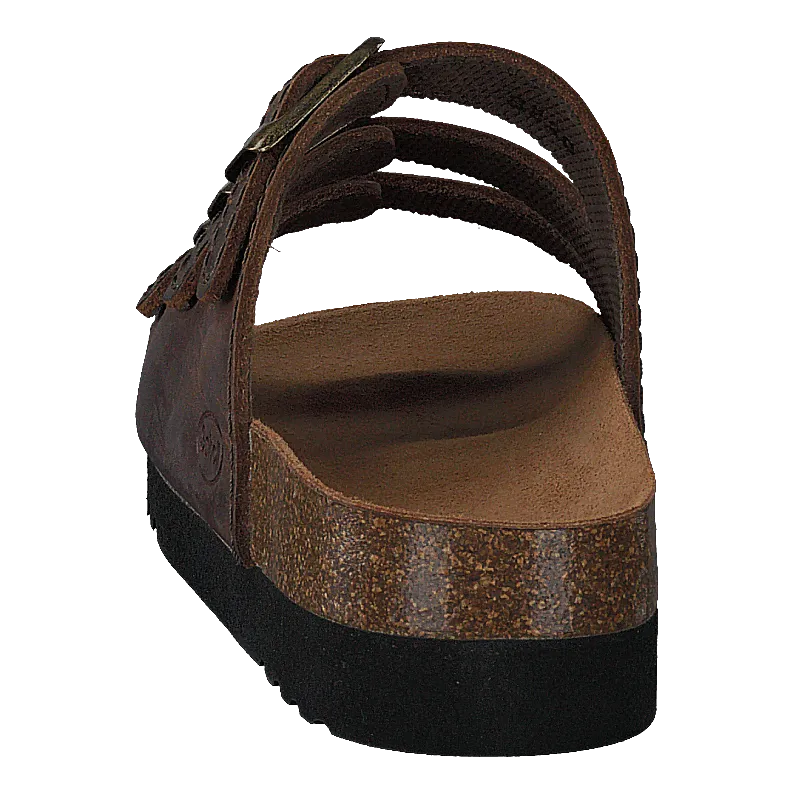 Scholl zapatos Rio Dk Brown