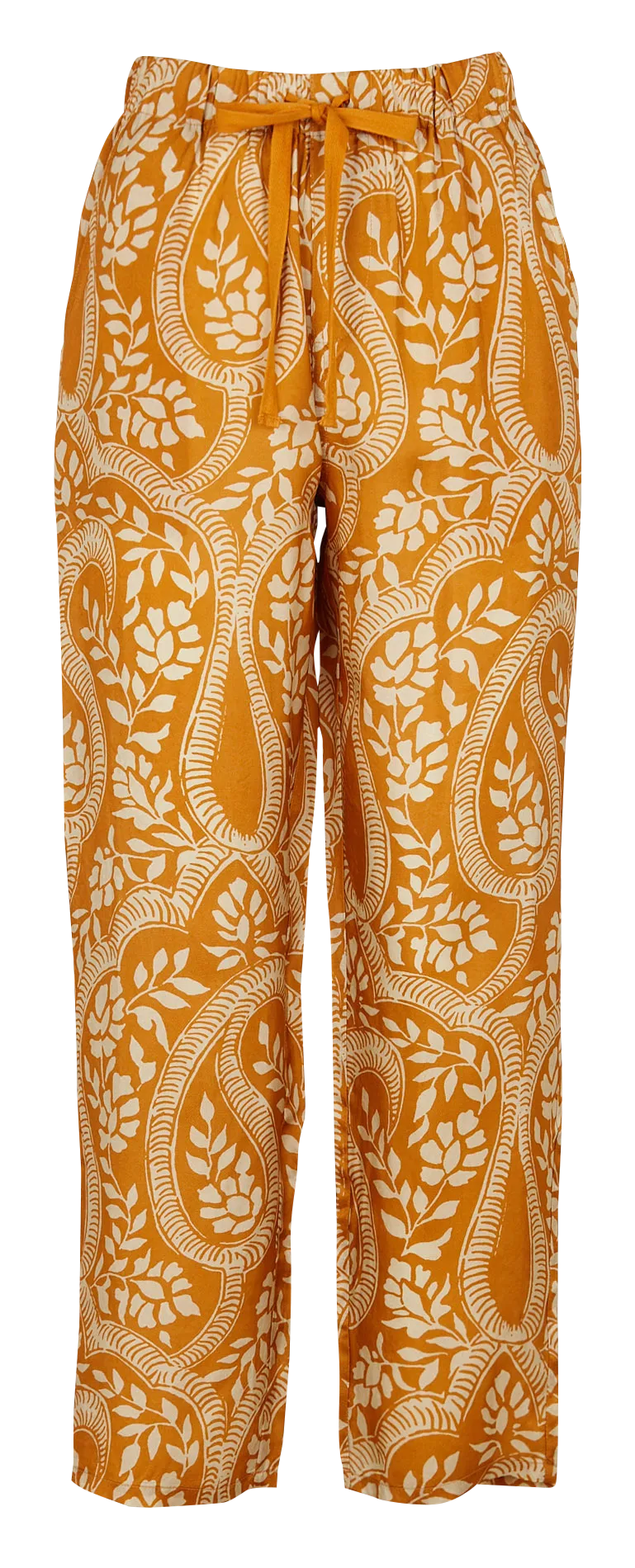 SEE U SOON Pantalón recto estampado en marron