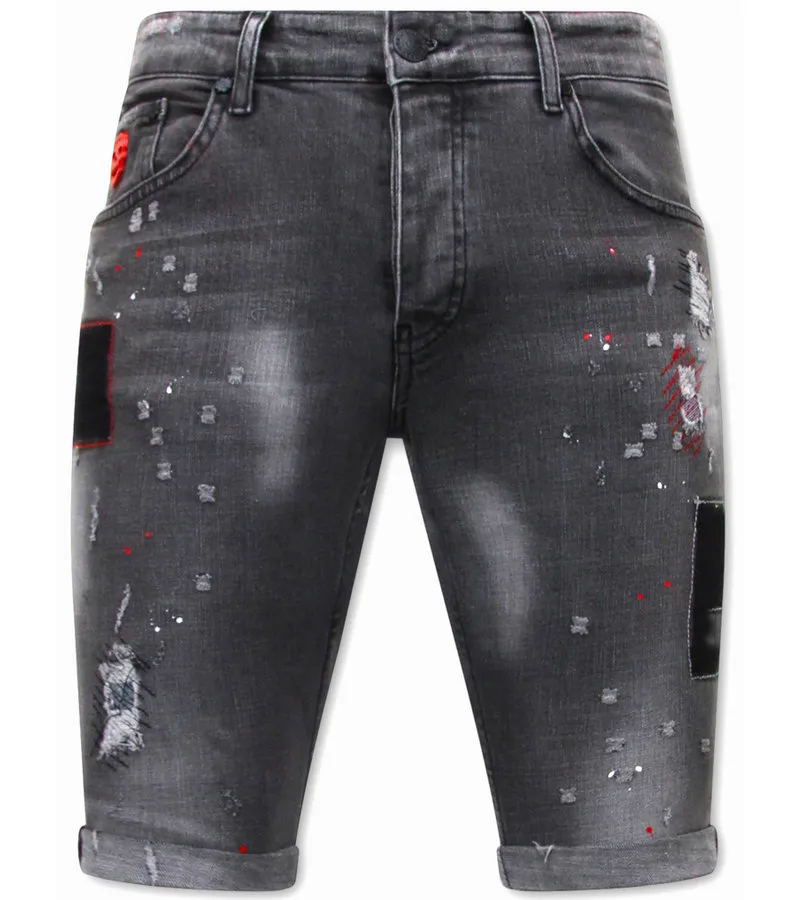 SHORTS STRETCH SLIM FIT  1032SH  GRIS