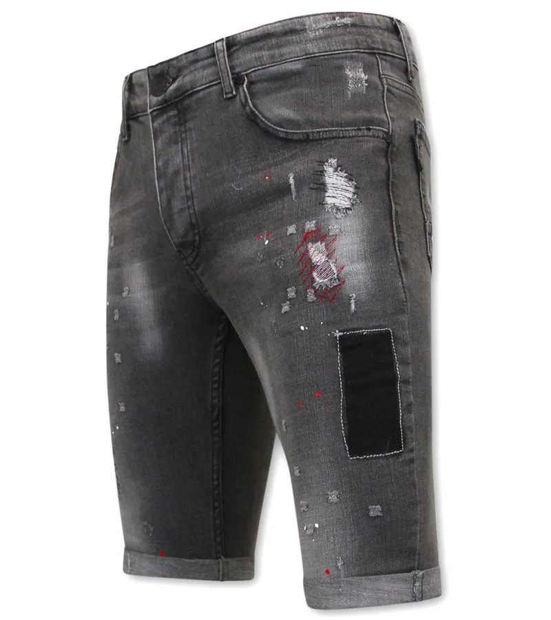 SHORTS STRETCH SLIM FIT  1032SH  GRIS