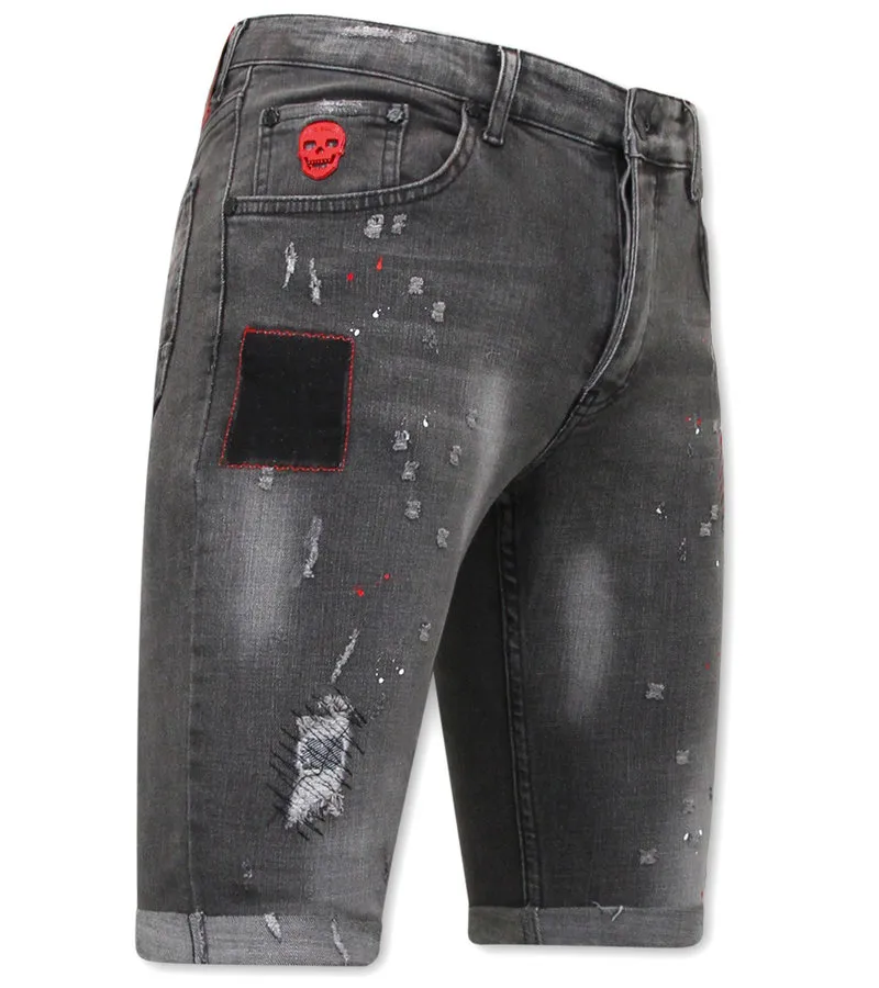 SHORTS STRETCH SLIM FIT  1032SH  GRIS
