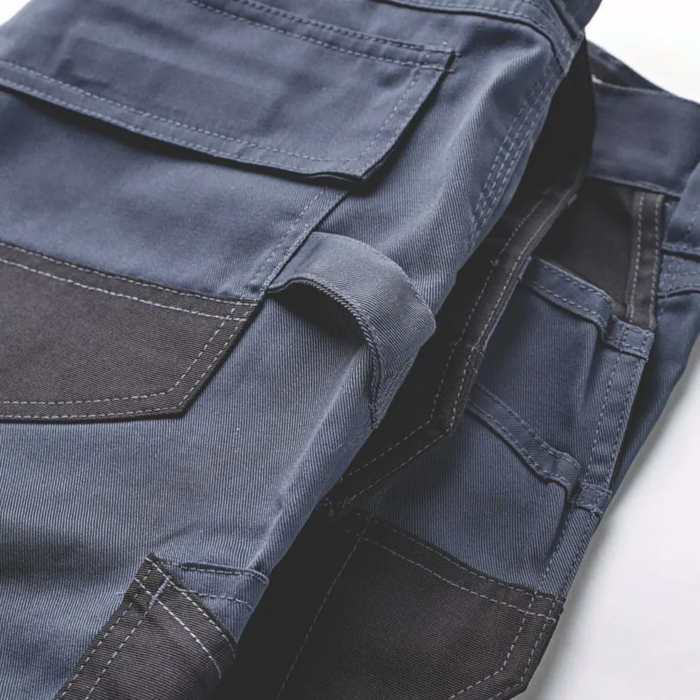 Site Jackal, pantalón corto multibolsillo, gris/negro (cintura 34