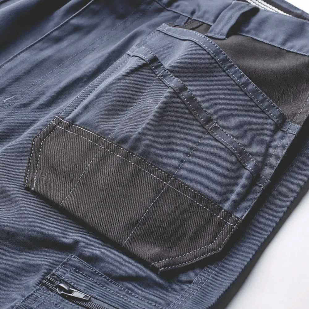 Site Jackal, pantalón corto multibolsillo, gris/negro (cintura 34